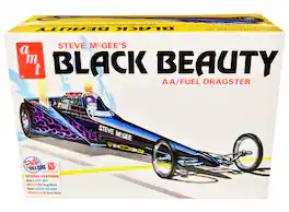 Skill 2 Model Kit Steve McGee's Black Beauty Wedge AA/Fuel Dragster 1/25 Scale Model by AMT