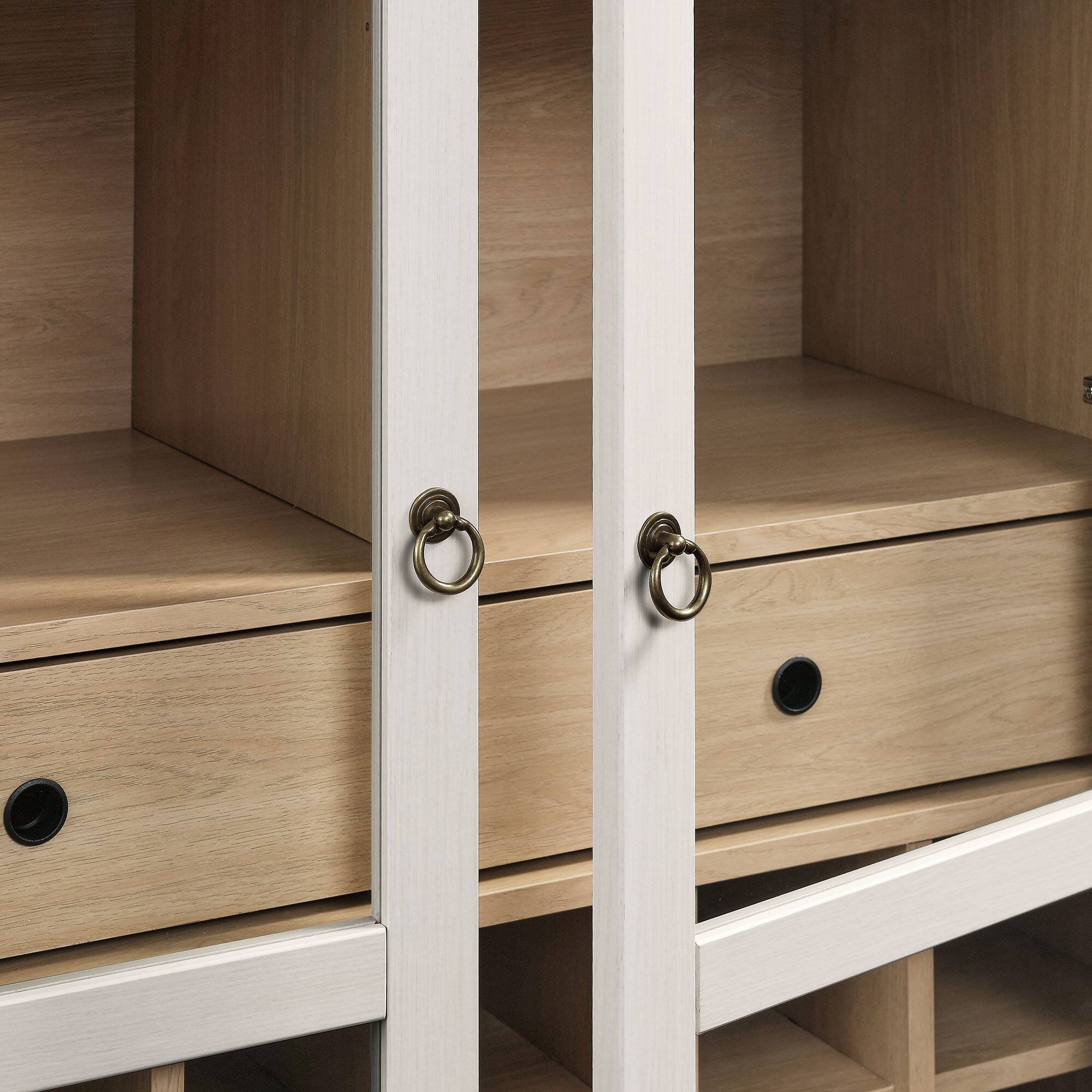 Alt View 6. Modway - Nolan Arched Bar Cabinet by Modway - Ivory Oak.