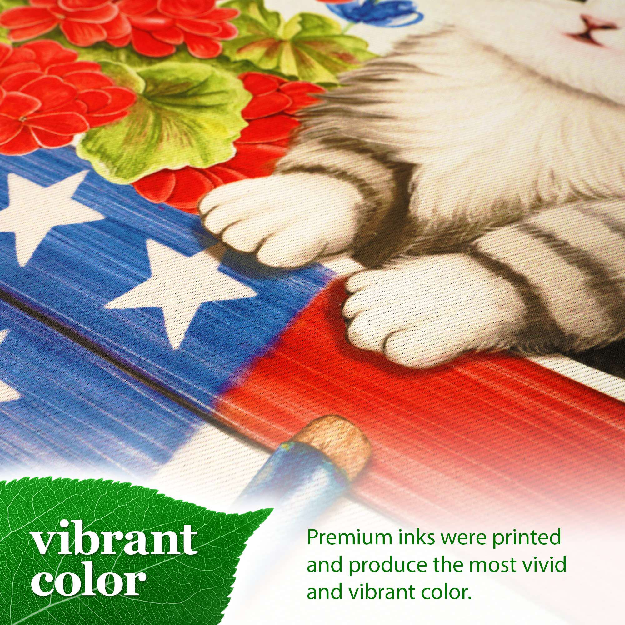 Premium inks were printed and produce the most vivid and vibrant color.