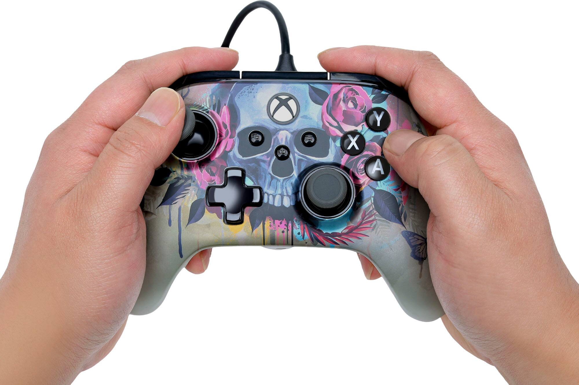 Alt View 23. PowerA - Advantage Plus Wired Controller for Xbox Series X|S - Bloom & Gloom.