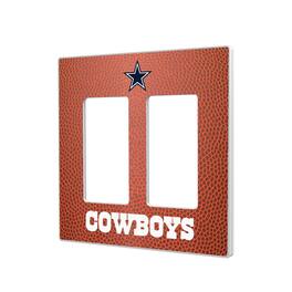 Keyscaper - Dallas Cowboys Football Design Double Rocker Light Switch Plate - Multicolor