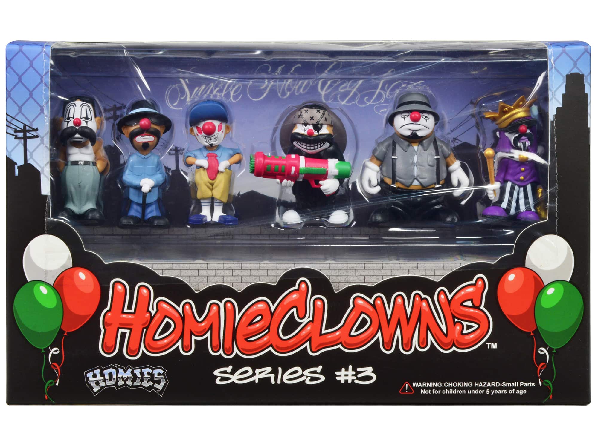 """HomieClowns"" Series 3, 2-Inch Figures Set of 6 Pieces by Homies" price history on PriceWatchPro