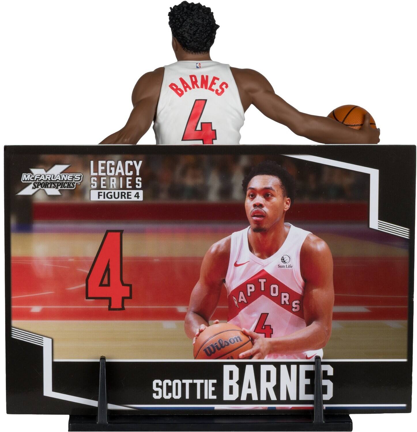 Barnes 4 Legacy McFarlane's Sports Picks Series Figure 4 Sun Life Raptors T R S 4 Wilson Scottie Barnes