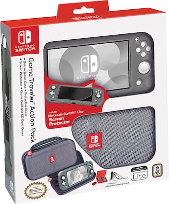 PopMarket Nintendo Switch Lite Game Deluxe Travel Case Action Pack PopMarket Nintendo Switch Lite Game Deluxe Travel Case Action Pack