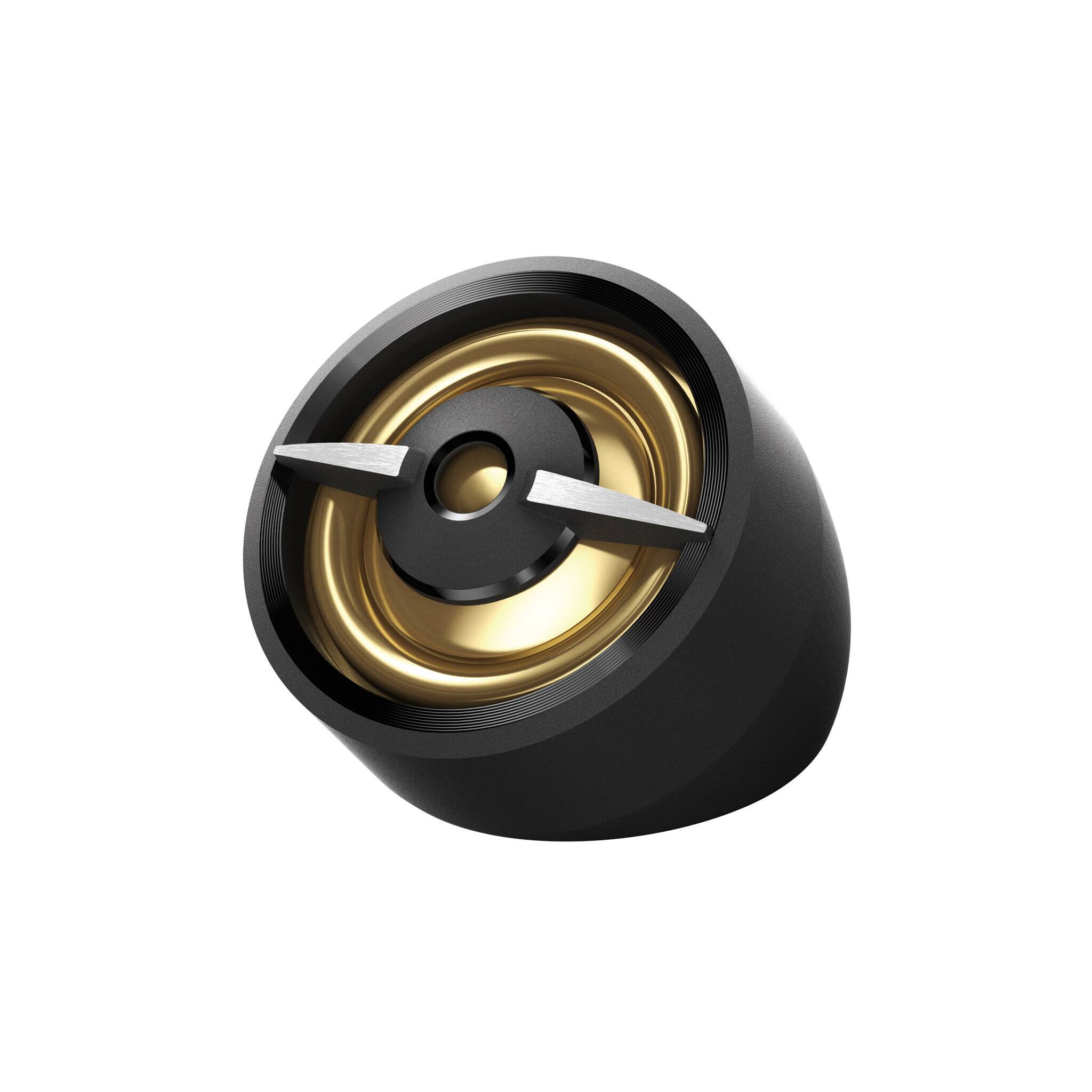 Angle. Pioneer - 3/4" - 450 W Max Power, PEI Hard Dome - Component Tweeter (pair) - Black.