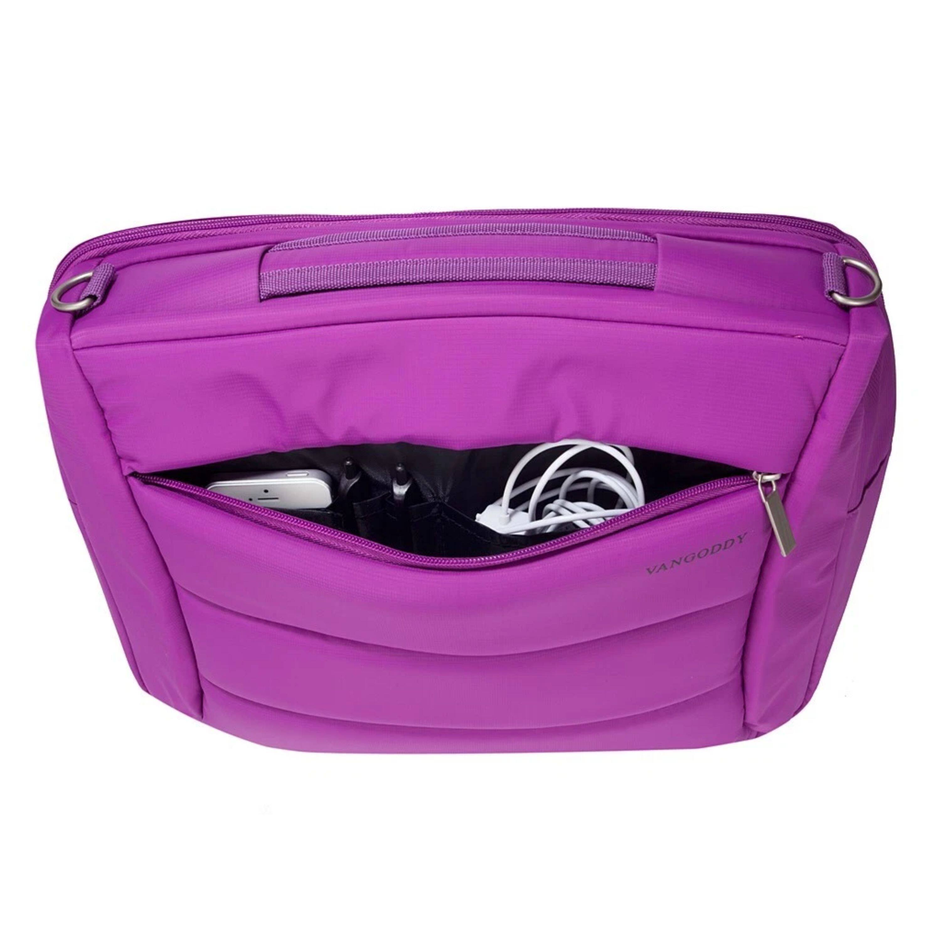 Alt View 1. Kitcheniva - Carry Case Backpack Messenger Bag For 15" Laptop - Purple.