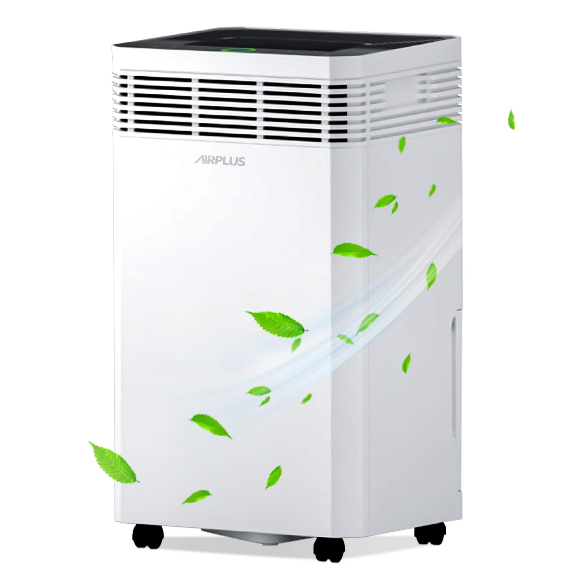 Edendirect - 125 pt. 6,000 sq. ft. Commercial Dehumidifier in White, with Pump, Drain Hose, with Auto-Defrost, Cloth Dry, 3-Fan Speed