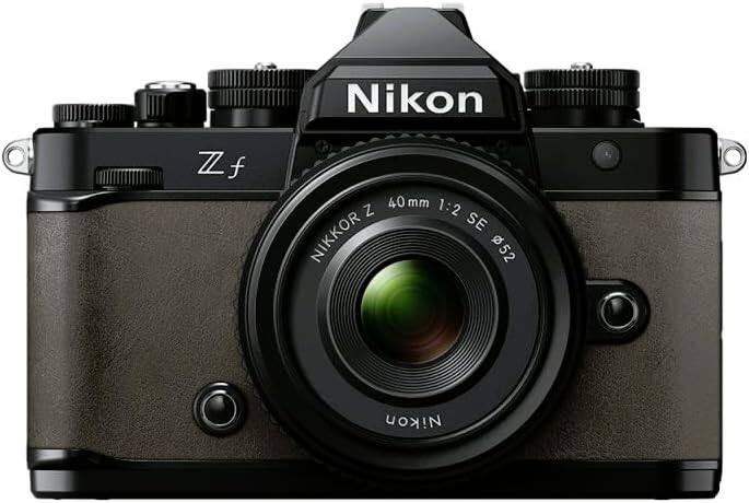 Nikon Zf 24.5MP Mirrorless Camera New + NIKKOR Z 40mm Lens (Stone ...