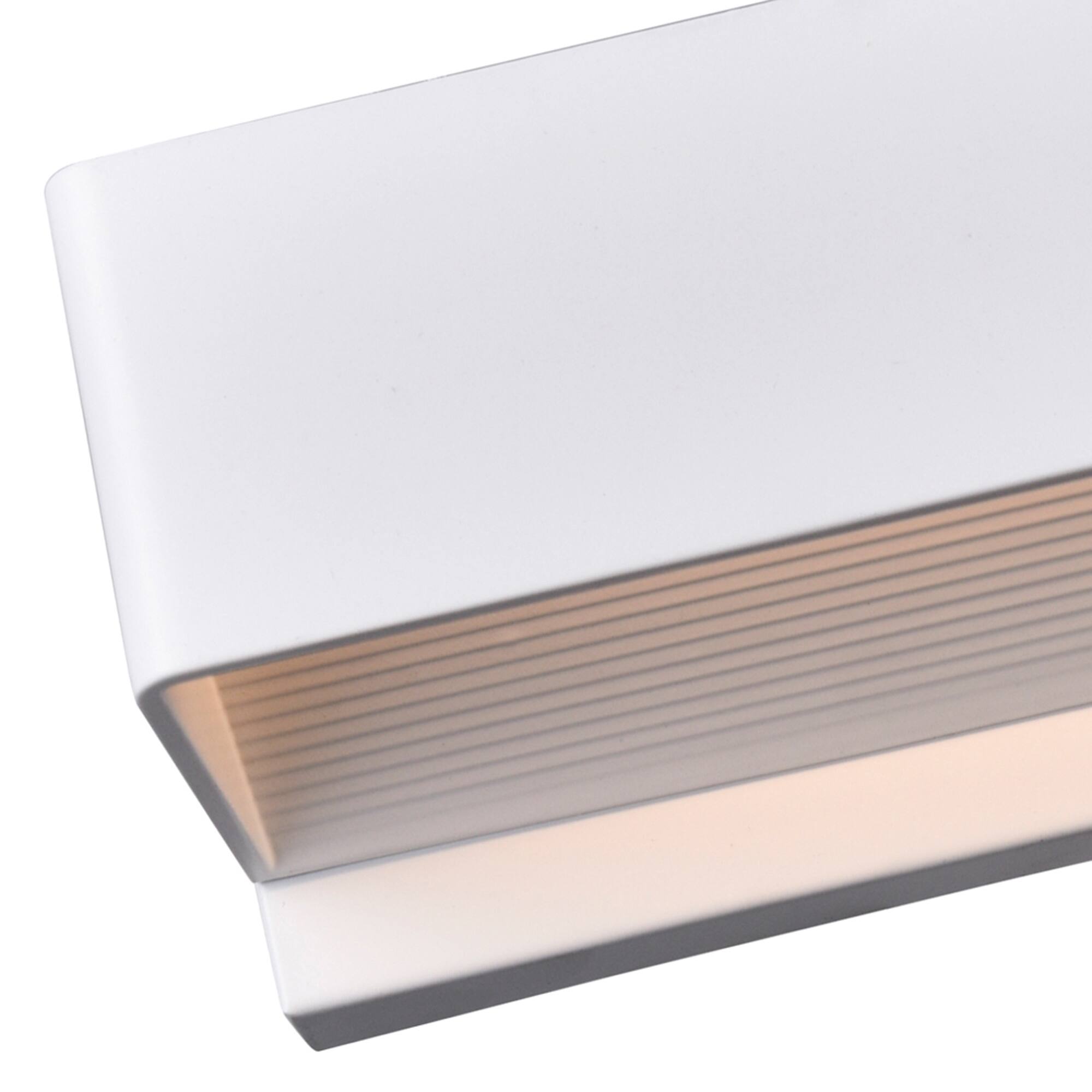 Back. CWI Lighting - Lilliana LED Wall Sconce With White Finish - White.