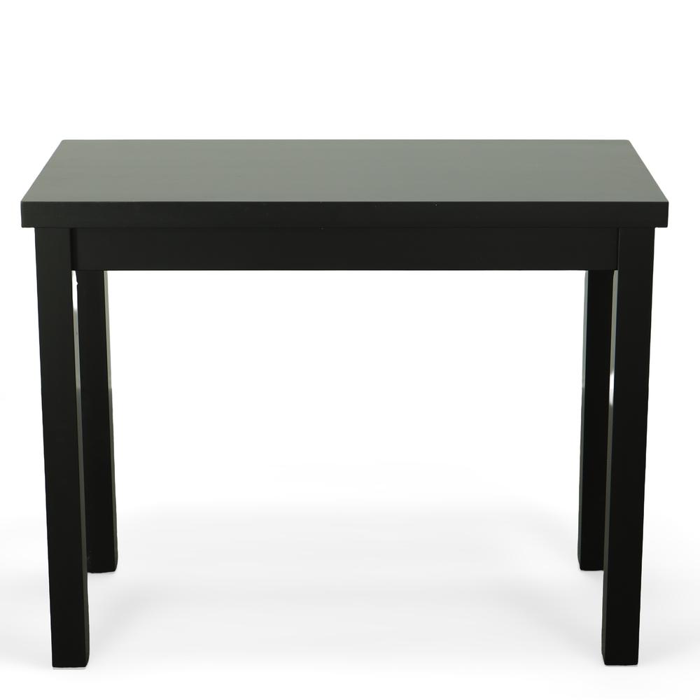 Front. Carolina Chair & Table - Waverly Thick Top Bar Table - Antique Black - Antique Black.