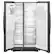 Angle. Whirlpool - 25 Cu Ft. Wide Side-by-Side Refrigerator - Black.