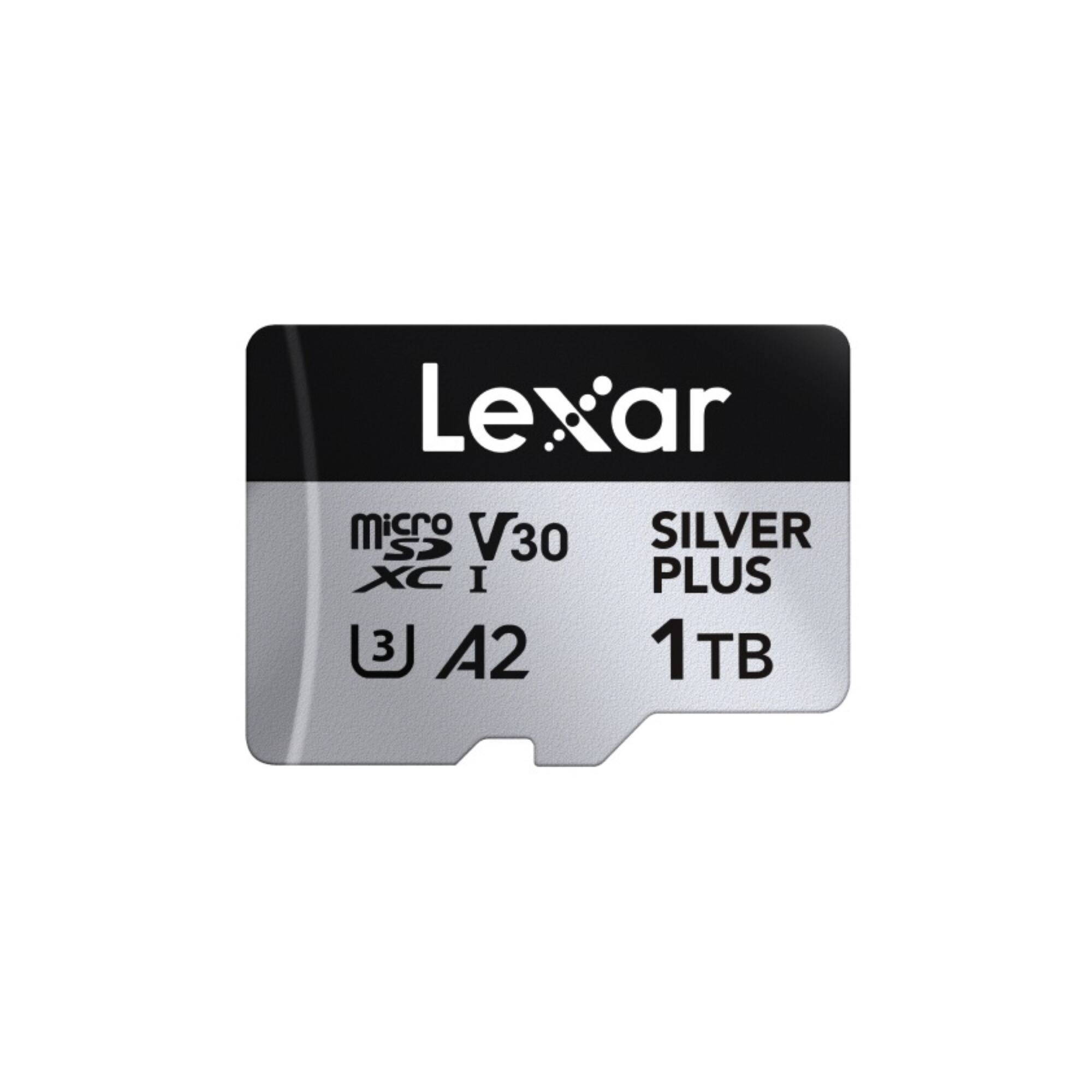 Lexar  
SILVER PLUS  
1TB  
microSDXC I  
V30  
A2