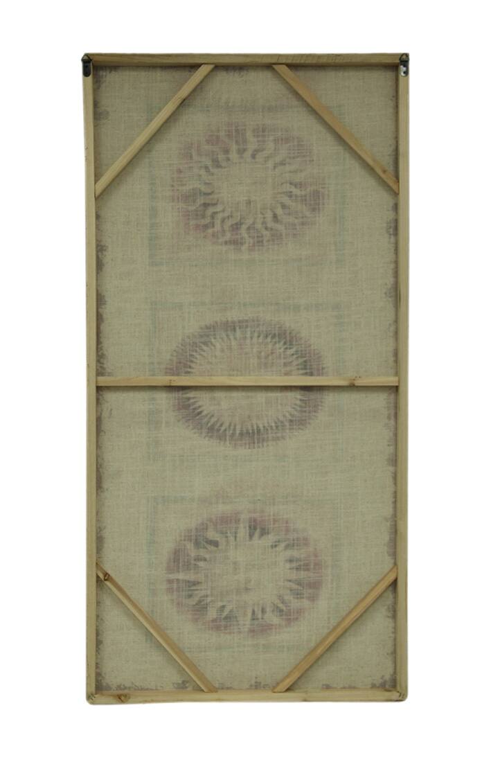Alt View 2. Zeckos - Faces of the Sun 2 Piece Distressed Burlap Canvas Print Set - Beige.
