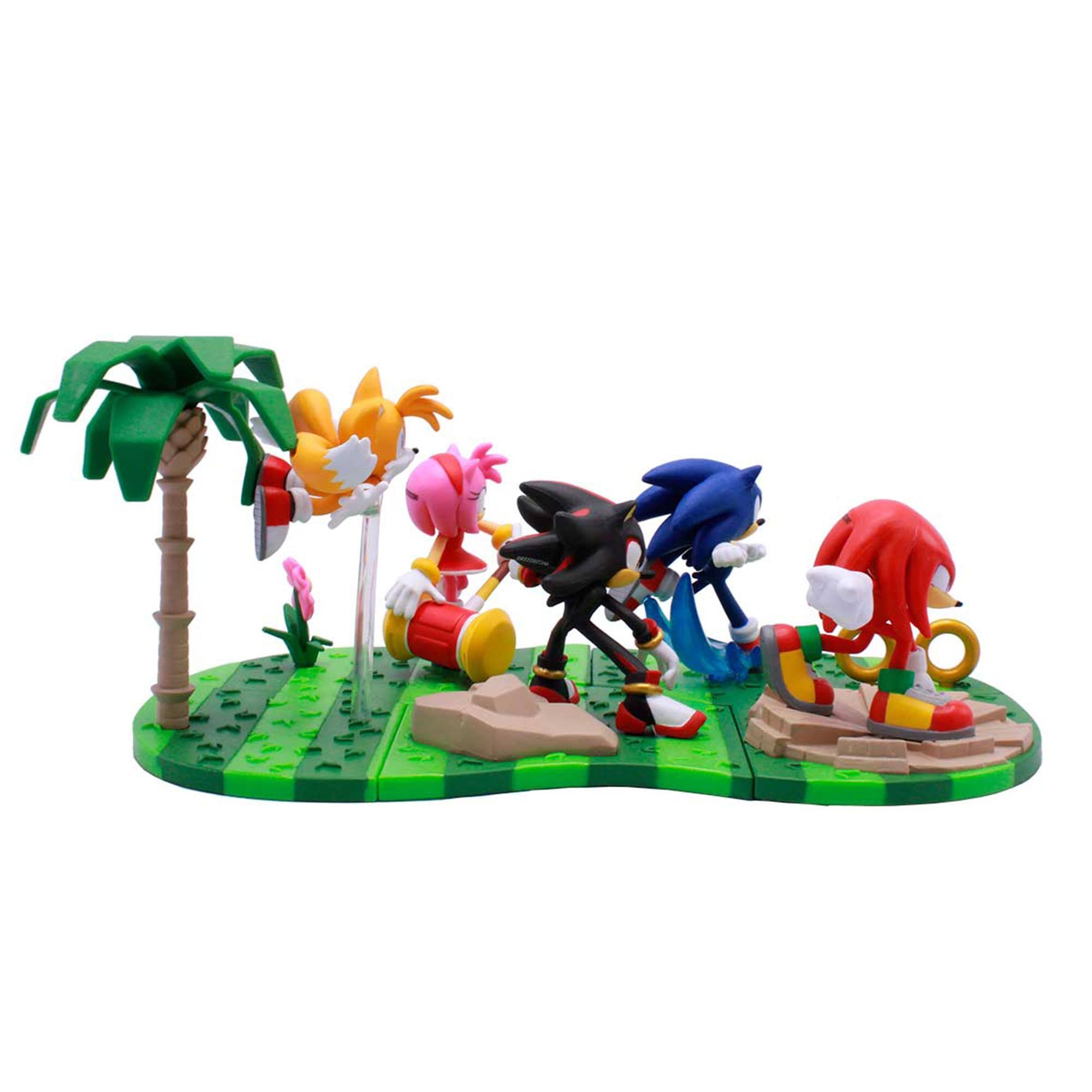 Alt View 2. Just Toys LLC - Sonic The Hedgehog Series 3 Craftable Buildable Action Figure | One Random - Blue.