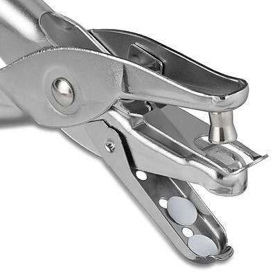 Alt View 4. Staples - 1-Hole Punch, 6 Sheet Capacity, Silver (10573-CC) - Silver.