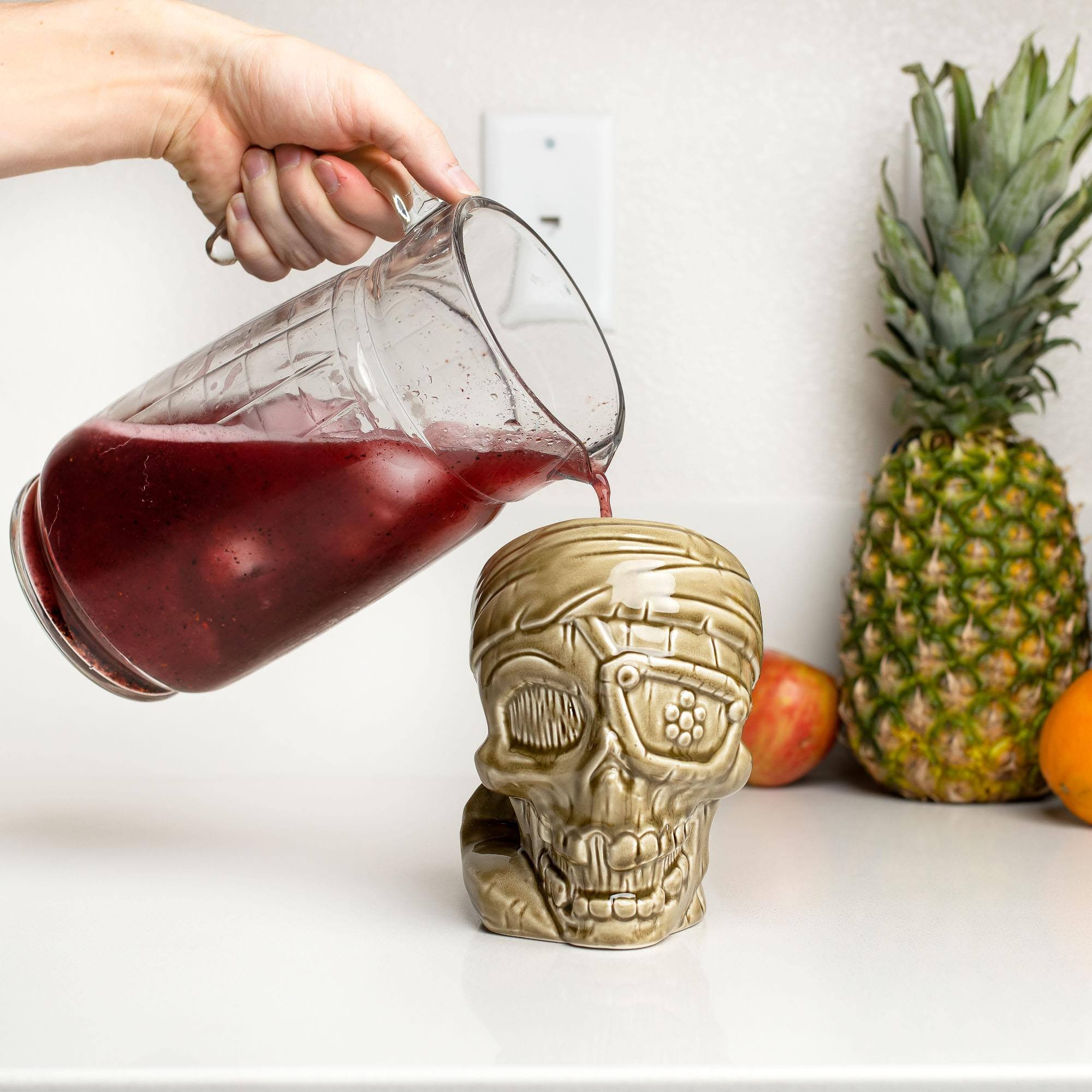 Alt View 10. ThinkGeek - Geeki Tikis The Goonies One-Eyed Willy Ceramic Mug | Holds 20 Ounces - Brown.