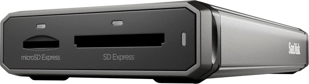 The text on the image reads "microSD Express" and "SD Express."
