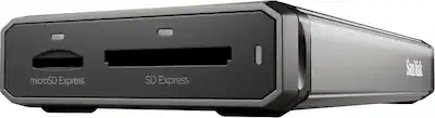 SANDISK PRO READER SD Express Dual Memory Card Reader Black SDDR-A451-GNPNN - Best Buy SANDISK PRO READER SD Express Dual Memory Card Reader Black SDDR-A451-GNPNN - Best Buy