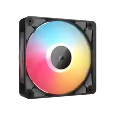 Front. CORSAIR - iCUE LINK RX120 II RGB 120mm PWM Fan - Black.