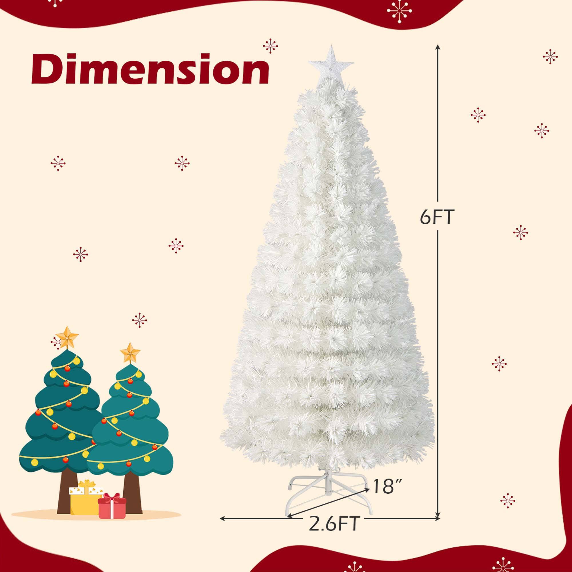 Dimension: 6FT 18" 2.6FT