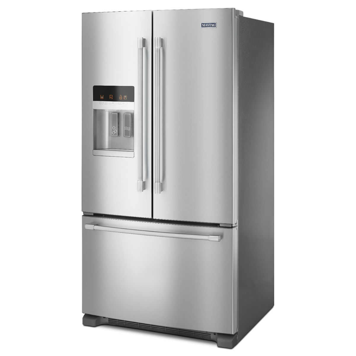Maytag - 36- Inch Wide French Door Refrigerator with PowerCold® Feature - 25 Cu. Ft - Stainless Steel