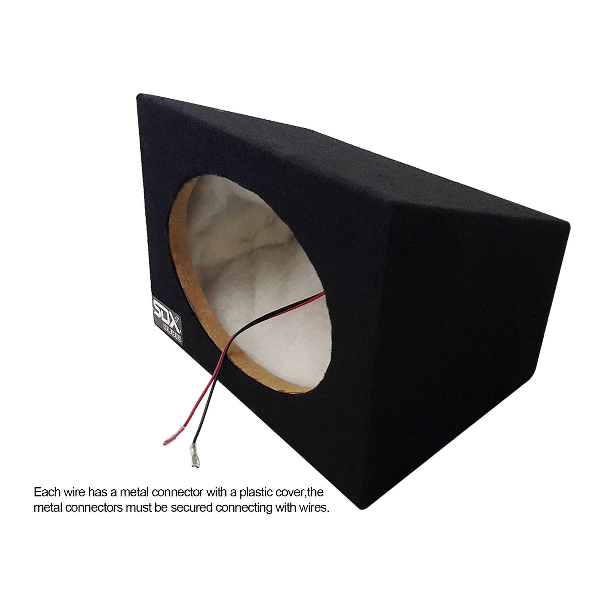 SDX 202

Each wire has a metal connector with a plastic cover; the metal connectors must be secured connecting with wires.