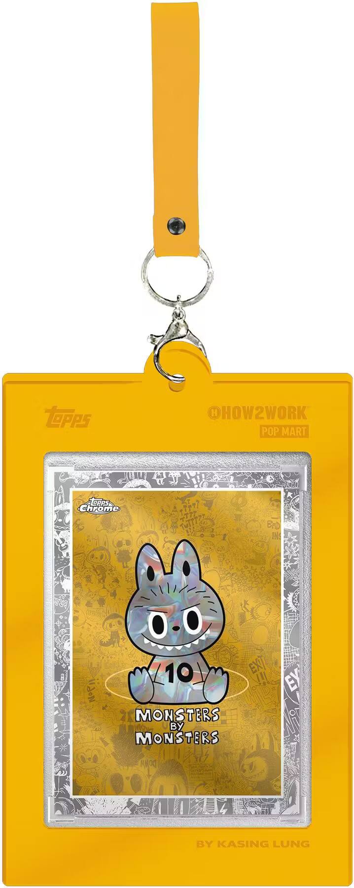 Topps @HOW2WORK POP MART CERS Chrome BRD EN NPH 10 EXT !!! EY MONSTERS BY MONSTERS BY KASING LUNG