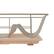 Alt View 1. Sweet Home Collection - Steel 3-Piece Large Countertop Dish Drainer with Drain Board & Utensil Holder - Beige.