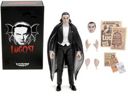 Bela Lugosi Dracula 6" Moveable Figure with Accessories by Jada - Black