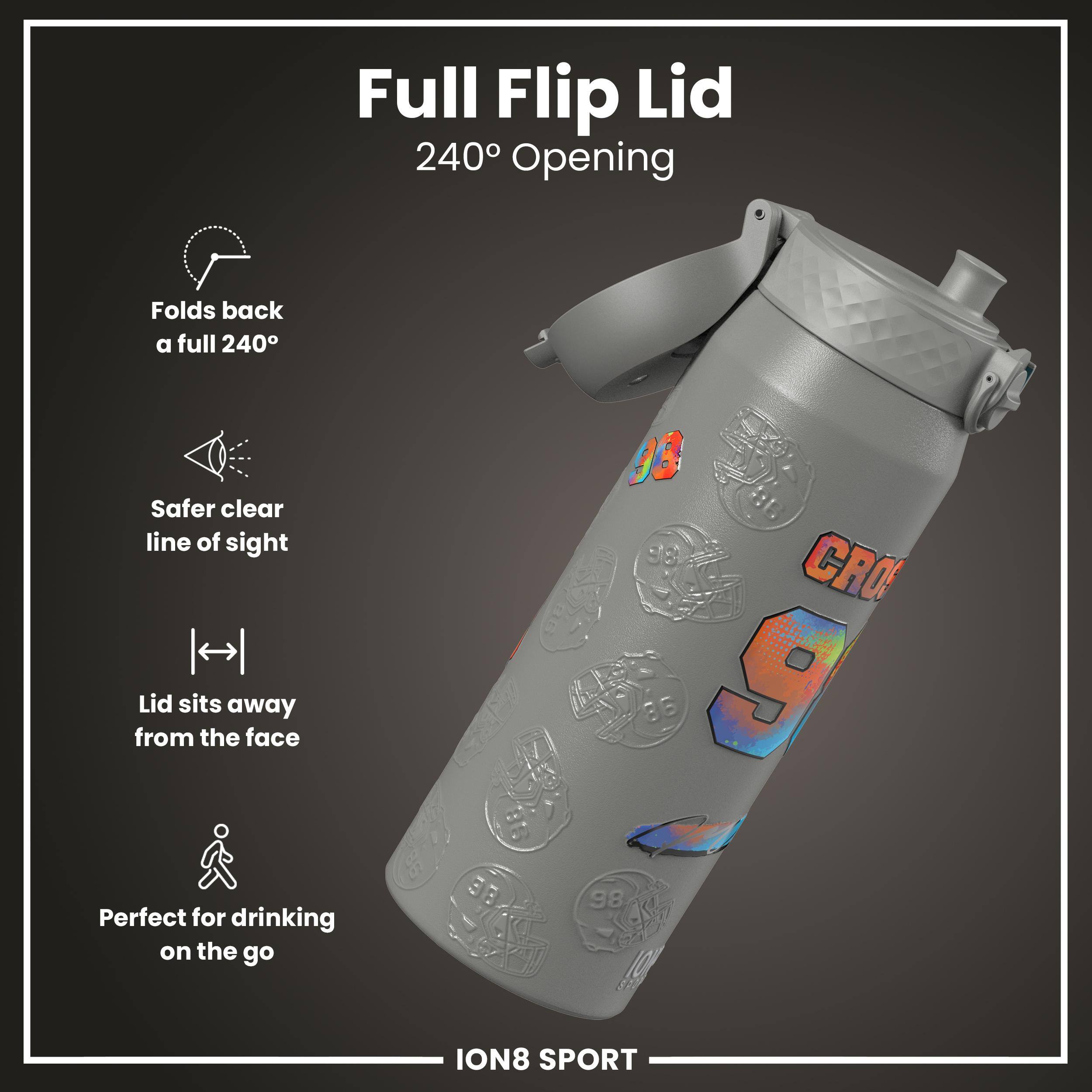 NFL PA ION8 Thermal Steel Water Bottle Signature Series, Maxx