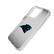 Alt View 1. Keyscaper - Carolina Panthers Linen Logo iPhone Clear Case - 13 mini - Multicolor.