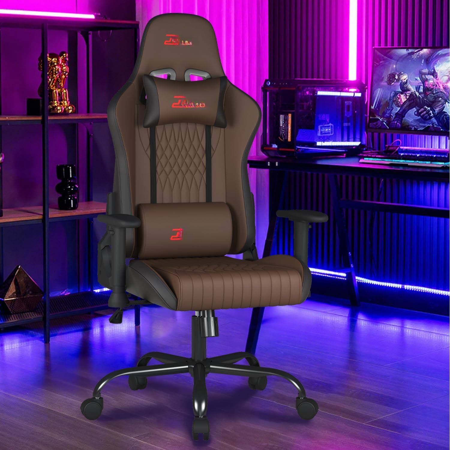 Alt View 1. Hirose Alice - E-Sports Gaming Chair Sports Car Driving Seat PU Material Moulded Sponge Comfortable and Safe(1002 - Black.