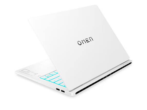 Back. HP OMEN - OMEN Transcend Gaming Laptop 14" 3K Intel Core Ultra 7 16 GB memory;1 TB SSD - Ceramic white aluminum.
