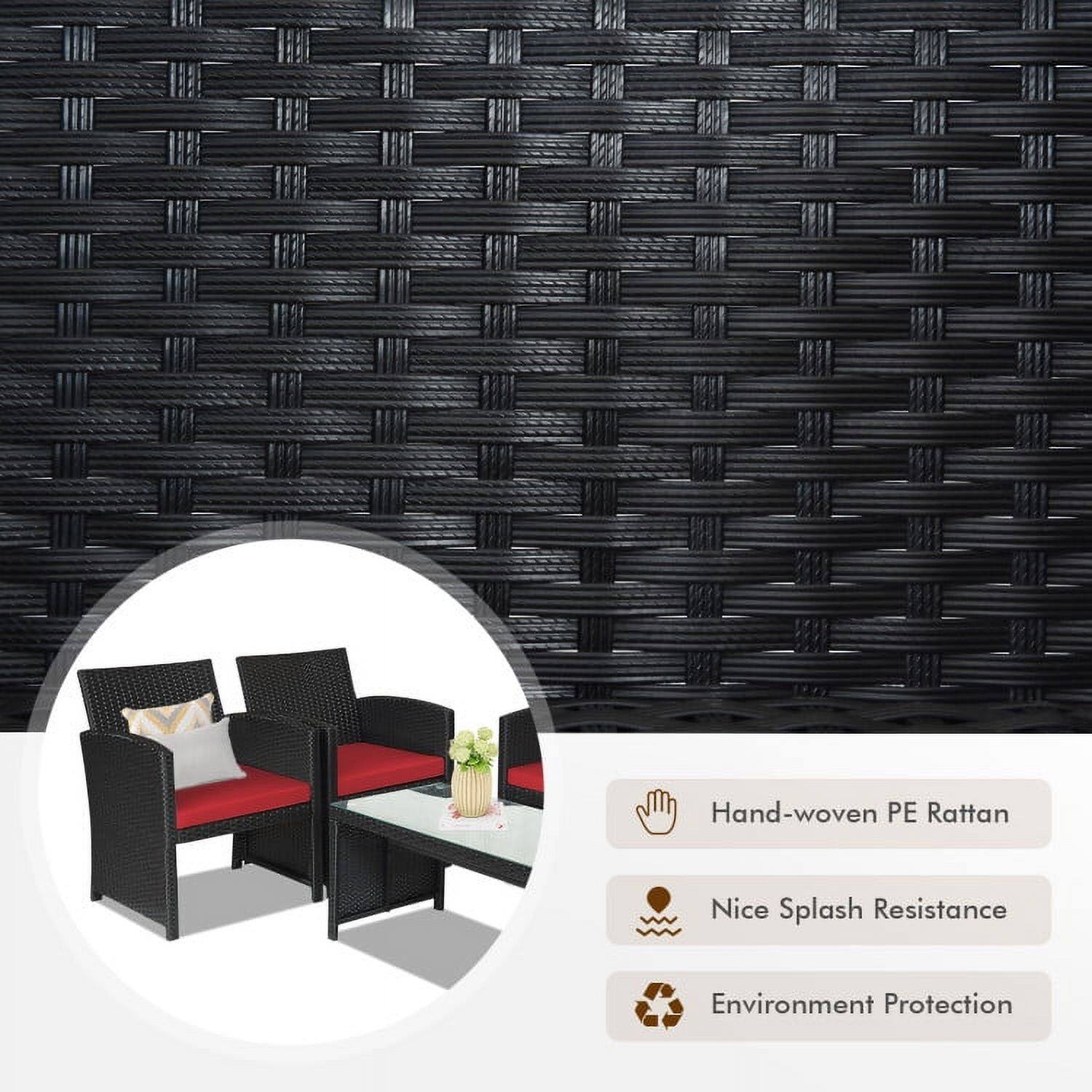 Hand-woven PE Rattan  
Nice Splash Resistance  
Environment Protection