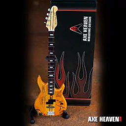 Axe Heaven -Michael Anthony - Michael Anthony Van Halen Distressed BB2000 Yamaha Mini Bass Guitar - Collectibles