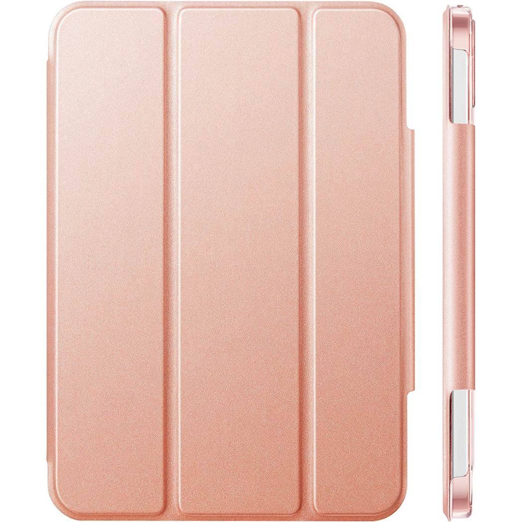 Alt View 11. SaharaCase - ESR Folio Case for Apple iPad mini (A17 Pro) and Apple iPad mini (6th Generation 2021) - Rose Gold.