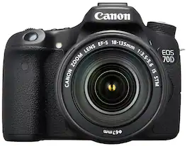 Canon - EOS 70D Digital SLR Camera with 18-135mm STM Lens (International Model)