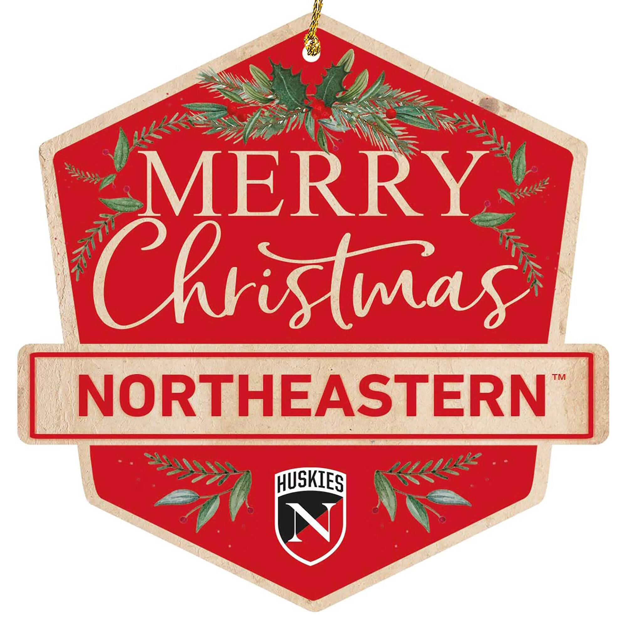 MERRY Christmas  
NORTHEASTERN  
HUSKIES