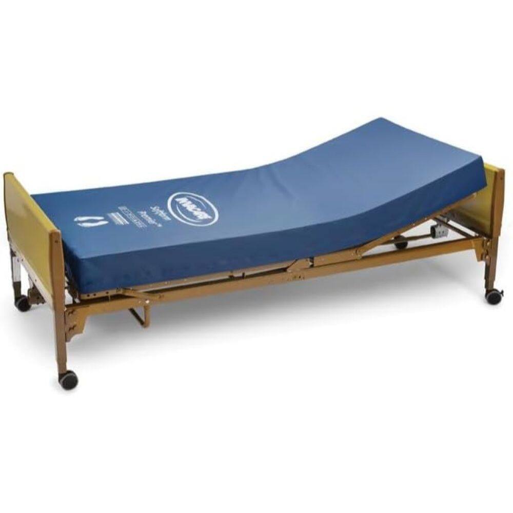 Alt View 4. Invacare - Softform Premier Hospital Bed Mattress – 36"x80"x6", IPM1080, Medical-Grade Support - Blue.