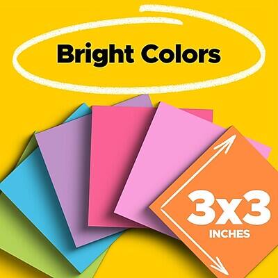 Bright Colors  
3x3 Inches