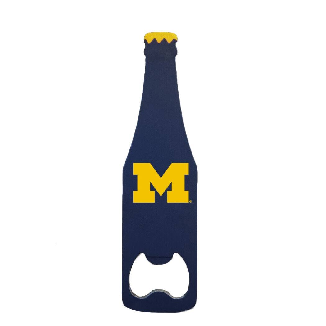 Alt View 3. The Memory Company - Michigan Wolverines 16oz. Pint Glass with Coasters & Bottle Opener - Multicolor.