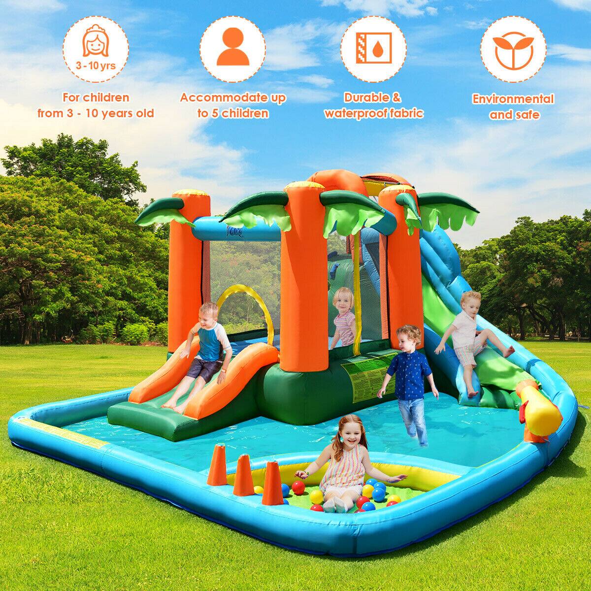 - For children from 3 - 10 years old
- Accommodate up to 5 children
- Durable & waterproof fabric
- Environmental and safe