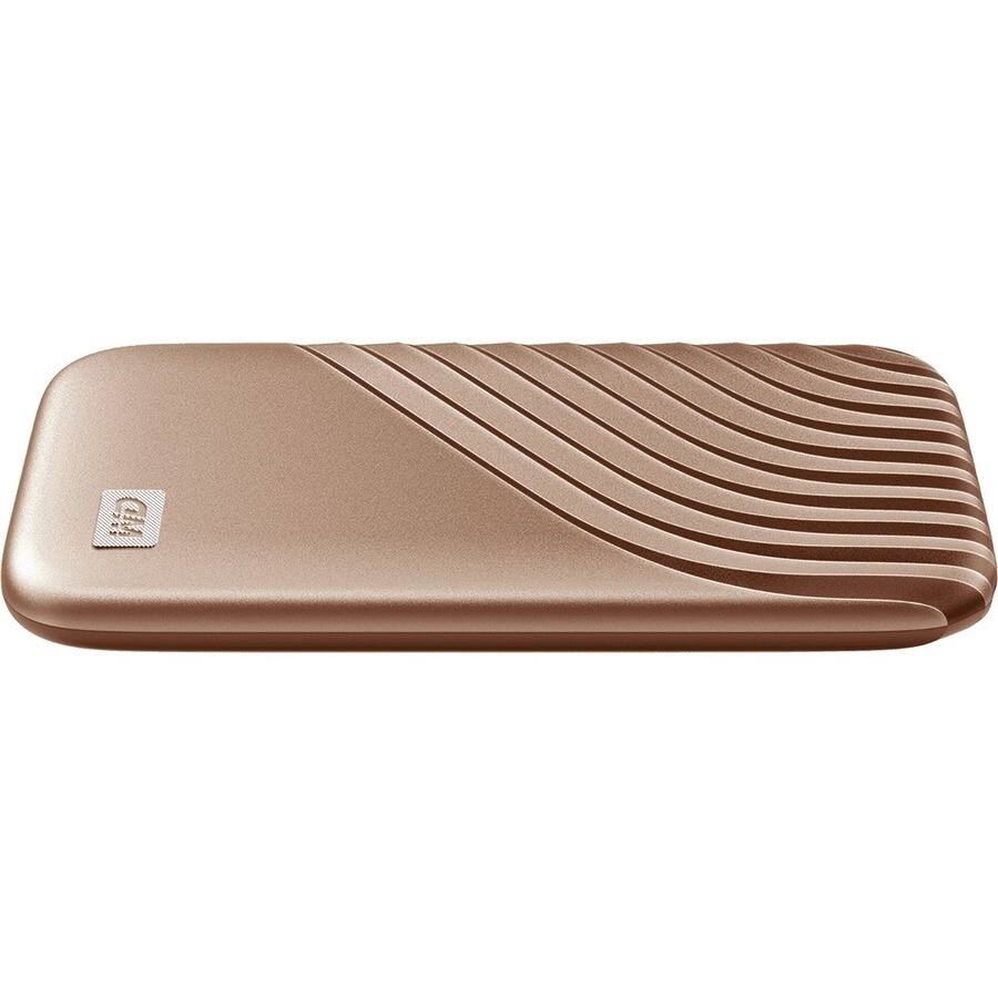 Alt View 5. SANDISK - WD My Passport WDBAGF0020BGD-WESN 2 TB Portable Solid State Drive - External - Gold - Desktop PC Device Supported - USB - Gold.