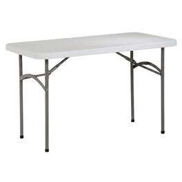 FurniFact - Light Grey, Folding Table - Light Gray