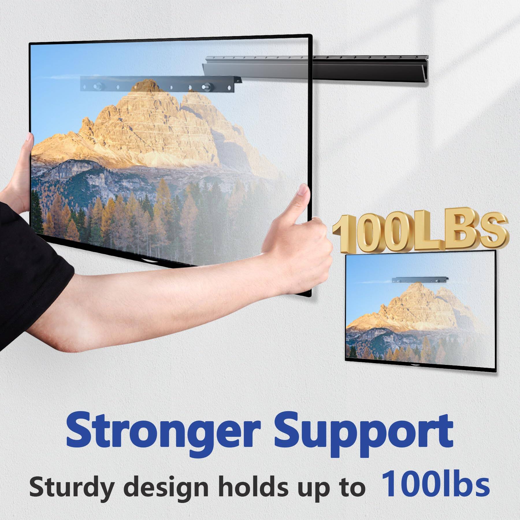Stronger Support  
Sturdy design holds up to 100lbs