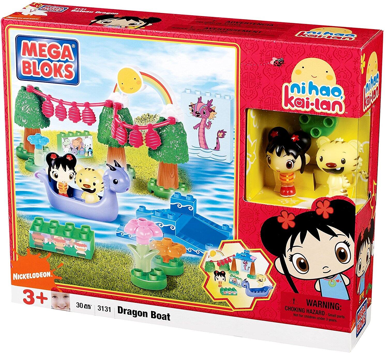 MEGA BLOKS

ni hao kai lan

Nickelodeon

3+ 30 pcs 3131 Dragon Boat

WARNING: CHOKING HAZARD - Small parts. Not for children under 3 years.