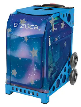Zuca - Aurora Sport Insert Bag and Frame with Flashing Wheels - Blue