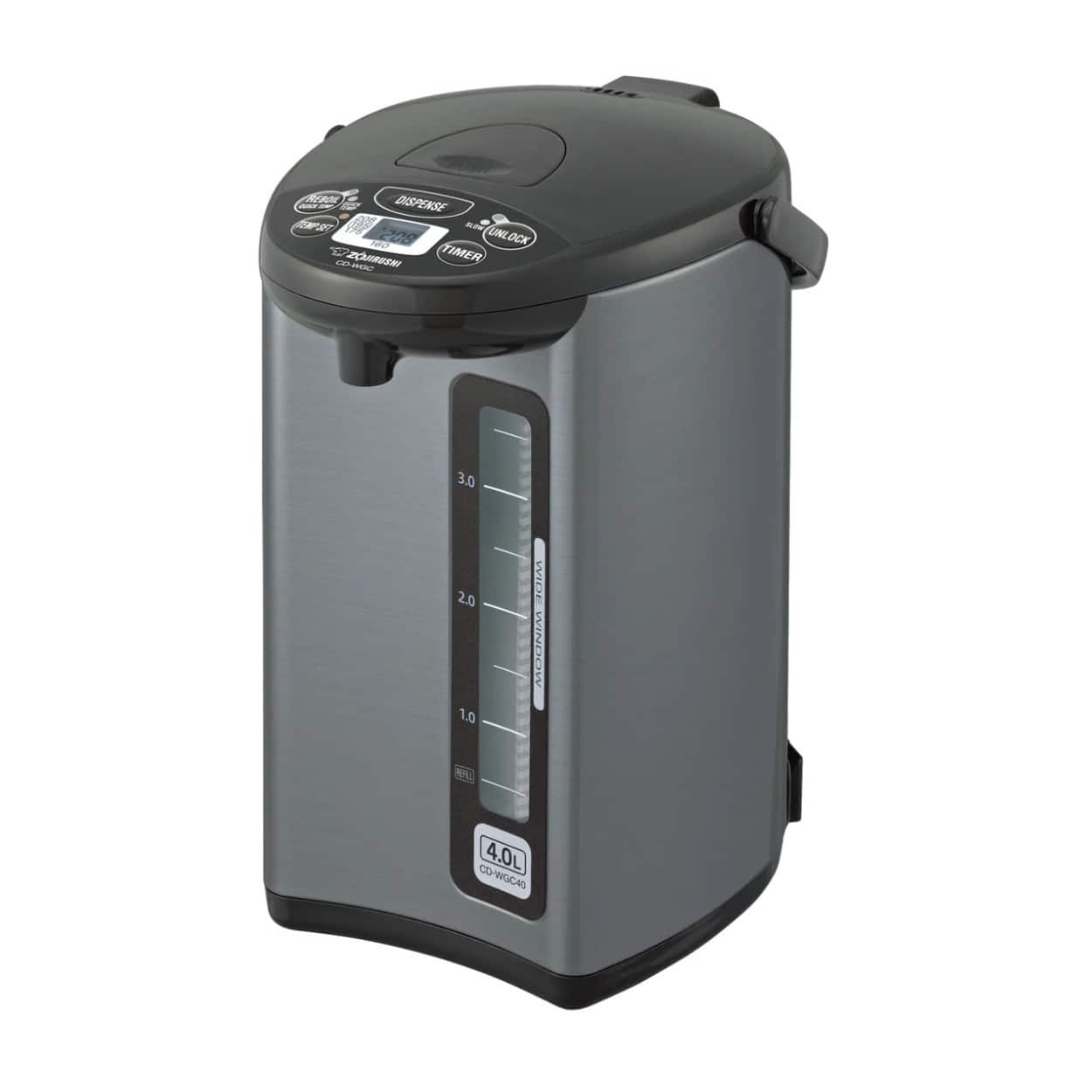 Zojirushi - Micom 4-Liter Water Boiler & Warmer (PFAS Free) - Silver