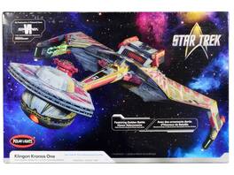 AMT - Skill 2 Model Kit Klingon Kronos One Spaceship "Star Trek VI: The Undiscovered Country" (1991) Movie 1/350 Scale - Multicolor