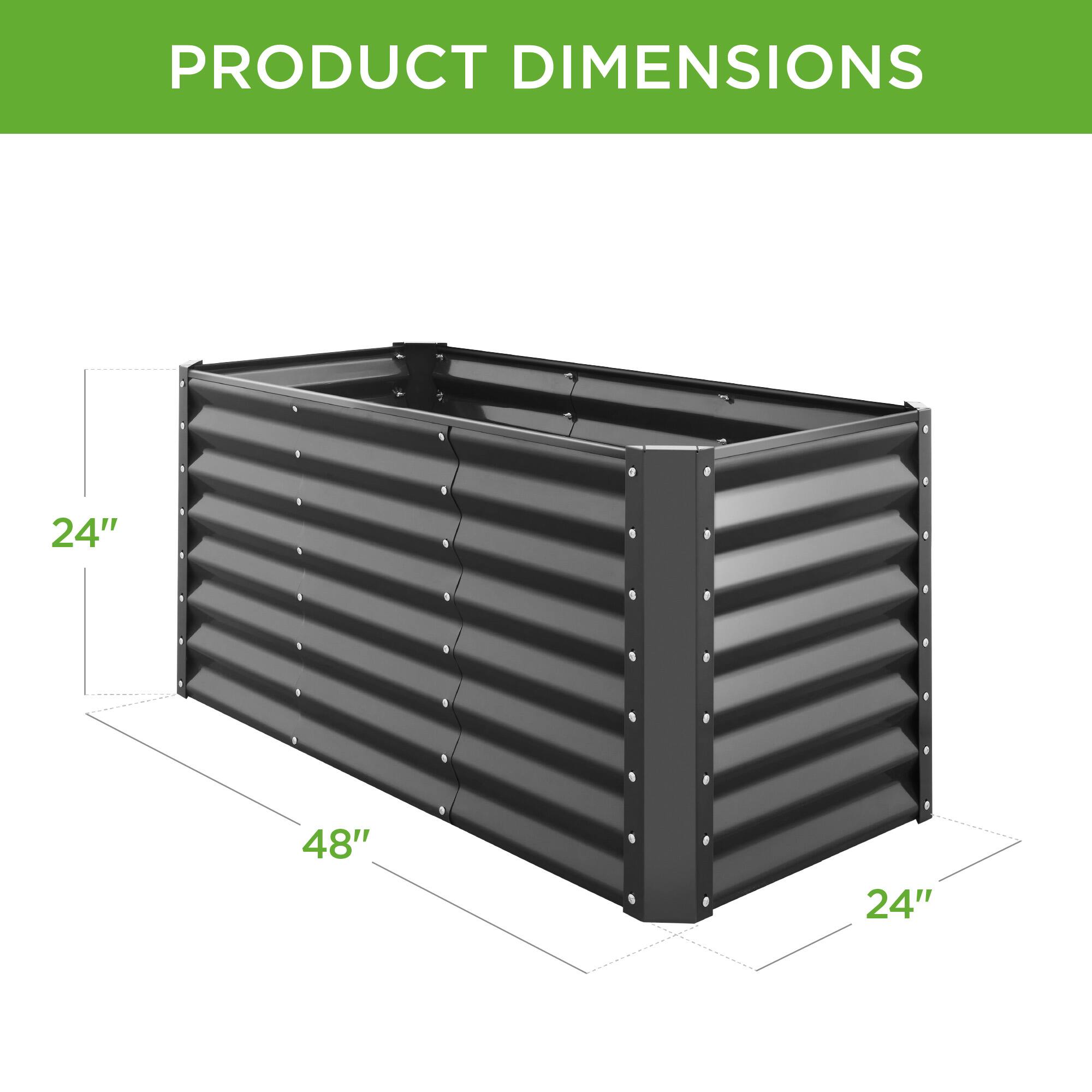 PRODUCT DIMENSIONS  
24" x 48" x 24"